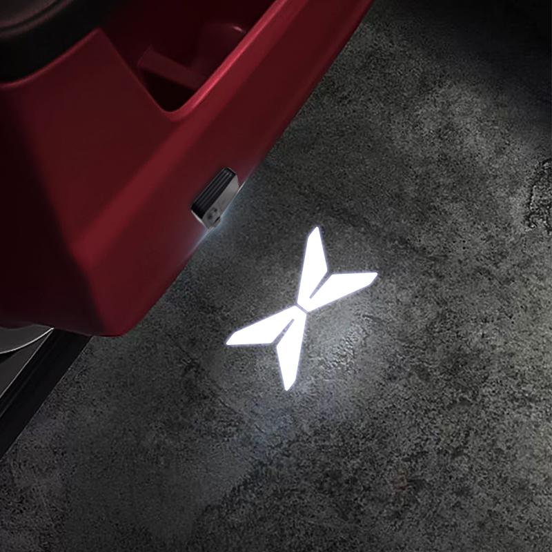 

1/2PCS For Xpeng P7 G6 G3 G3i G9 X9 P5 X2 N5 F30 H93 Beta F30 N5 Car Logo Wireless Courtesy Car Door Projector LED Courtesy Lamp 1PCS