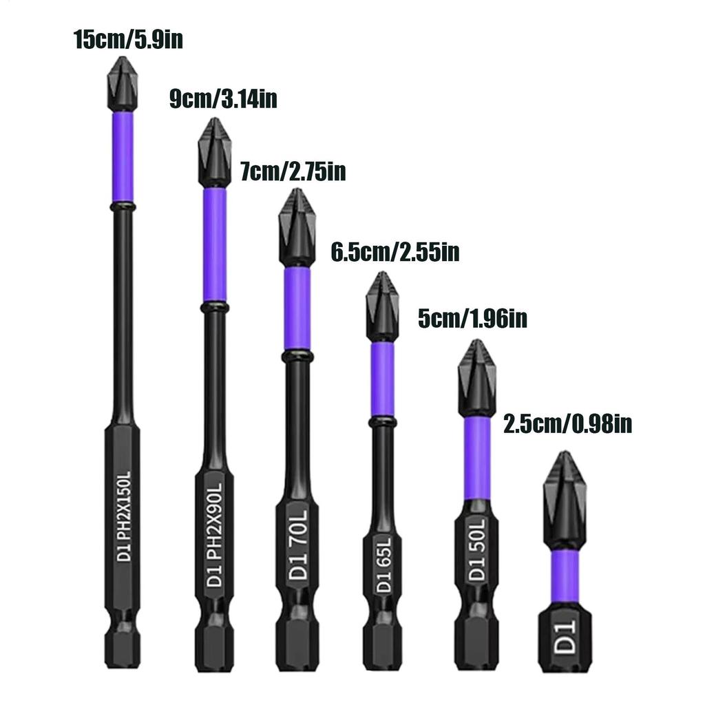 D1 anti-slip and shockproof cross screwdriver drill bit Precision Multipurpose Extractor for Automotive Electronics Furniture