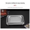 ARKIE Thickened 201 Stainless Steel Rectangular BBQ Tray