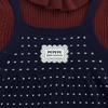 Girls' Autumn/Winter Faux Two-Piece Sweet Knit Sweater with Small Lapel