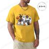 Halloween Spooky Ghost Dog Graphic T-Shirt Men Women Graphic T-Shirt Casual Short Sleeves Tops Spooky Season Print Clothing