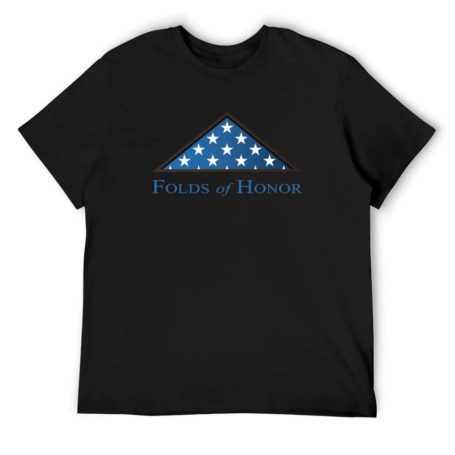 Folds of Honor! T-Shirt anime figures T-shirts man tshirts personalised vintage t shirt men S