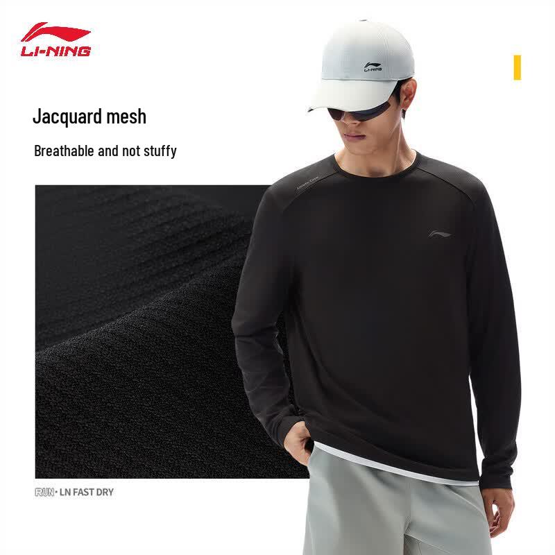 Li-Ning Men's 2026 Sports Casual Long-Sleeve T-Shirt ATLW295