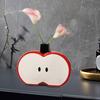 Apples Shape Flower Vase Crafts Tabletop Ornament for Farmhouse Cabinet Dining Room