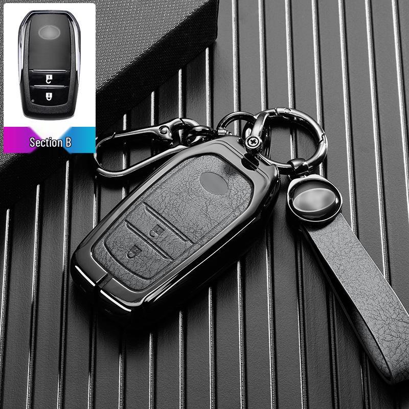 Toyota Prado Key Cover for 2015-2024 Models: Metal Buckle Shell