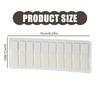 120Pieces White Clear Adhesive PET Label Writable Page Marker Bookmarks Repositionable File Label for School Office