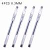 4 Pcs/lot 0.15mm 0.2mm 0.35mm Gel Pen Kawaii Simple Neutral Pen For Kids Gifts School Office Writing Supplies Student Stationery