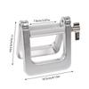 Heavy Duty Aluminum Manual Toothpaste Dispenser Tooth Paste Tube Squeezer Accessories Hair Color Dye Rolling Squeezing Tools