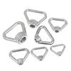 M8 M10 M12 M14 M16 M20 M24 304 Stainless Steel Triangle Lifting Eye Nut Trapezoid Thread Rings Fit For Handle Bolts