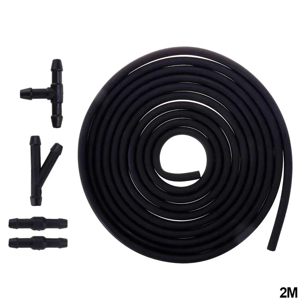 5M/1M Car Wiper Blade Pipe Windshield Wiper Tube with 30/3Pcs T/Y/I Type Splitter Windshield Washer Hose Connector Windshield