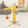 Childrens Wooden Construction Crane Toy For Play And Brain Development Model