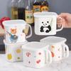 Enamel Enamel Instant Noodle Cup, Square Instant Noodle Bowl with Lid, Rice Box Enamel Soup Bowl Preservation Box