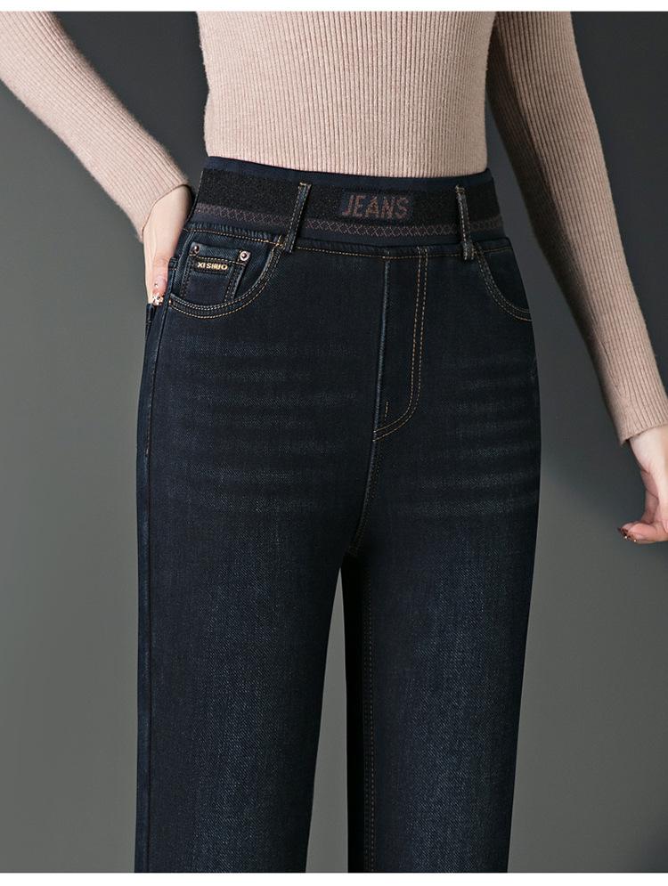 Winter Plus Velvet Skinny Pencil Pants - New Style 2025 for Women