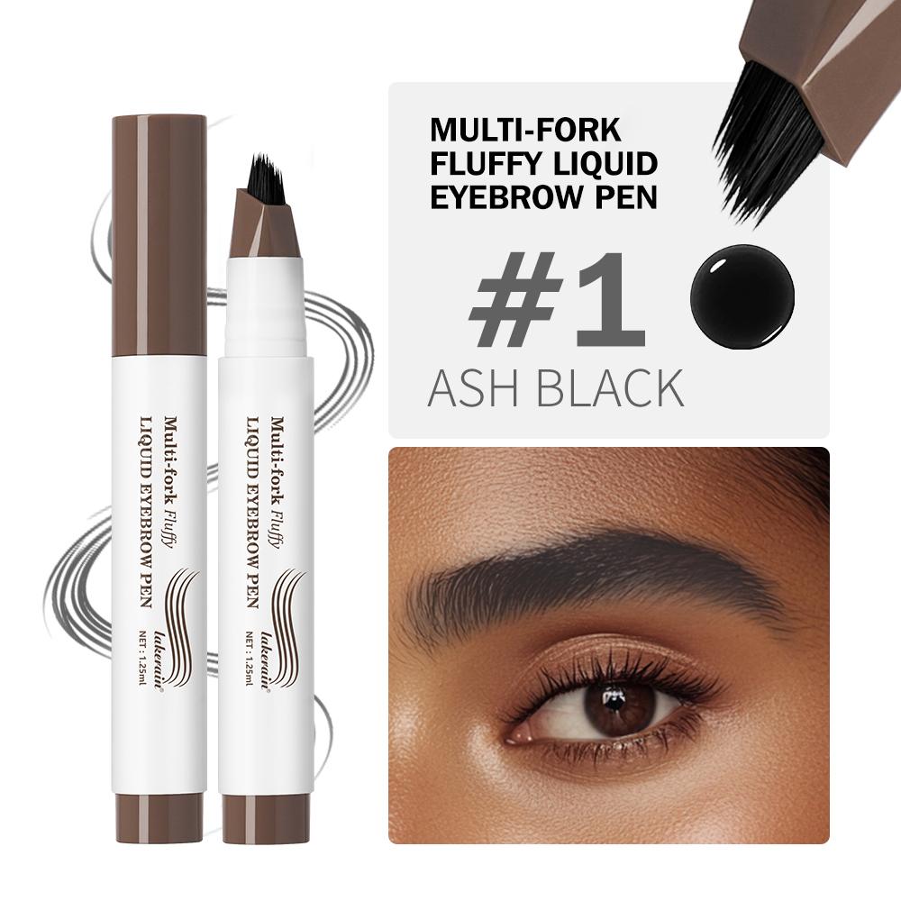 Matita 4D Sopracciglia Lunga Durata Multi-punte Pennino Liquido Disegno Sottile Tatuaggio Liquido Sopracciglia Impermeabile Trucco Preciso