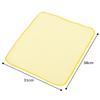 Aska Towel "Dishwashing Revolution" Yellow, 31cm X 38cm, Kitchen Sponge, Mesh Cloth, Woven Scrubber, Bottle Cleaner