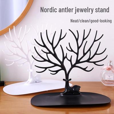 Nordic Antler Jewelry and Key Holder Stand