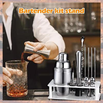 2025 Trend Beauty-Flier Cocktail Shaker Set Ständer, Bartender-Kits Aufbewahrungshalter, Cocktail-Bartending-Set Ständer für Cocktail-Liebhaber