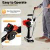 Gas Concrete Screed Power Unit  Concrete Leveling Portable Type 900W Power 260kg Force Adjustable Handle Stainless Steel Frame