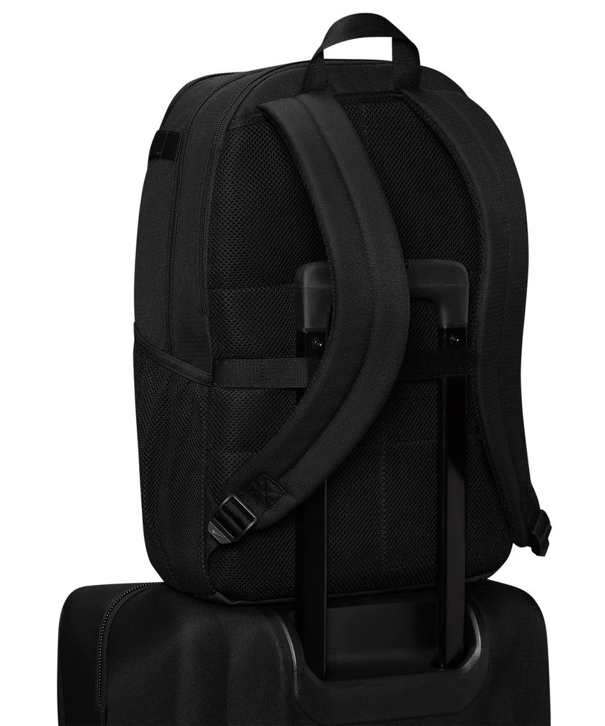 Nike Brasilia Backpack (Medium, 24L) - Black:White / Ib4408-010