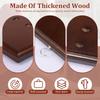 Wall Mounted Darts Stand Wooden Darts Holder Set with Metal Hook 12 Slot Large Capacity Dart Storage Stand Display Rack for Play