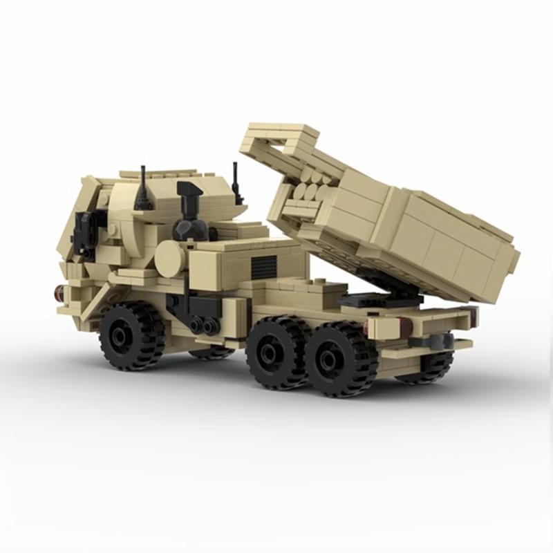 Military Hummer Vehicle 4x4 RG-M142 Building Blocks Toy Car Army Collect Kids Gift Mine Resistant