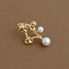 AUGUST ALICE 16K Gold Labradorite Pearl Earrings