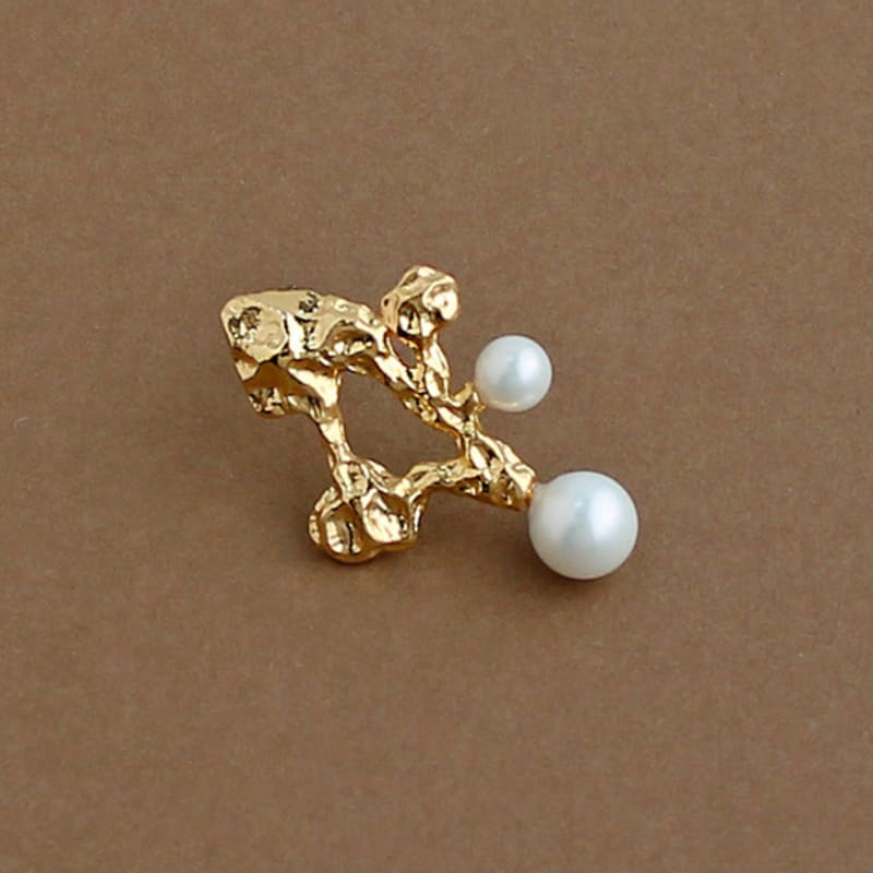 AUGUST ALICE 16K Gold Labradorite Pearl Earrings