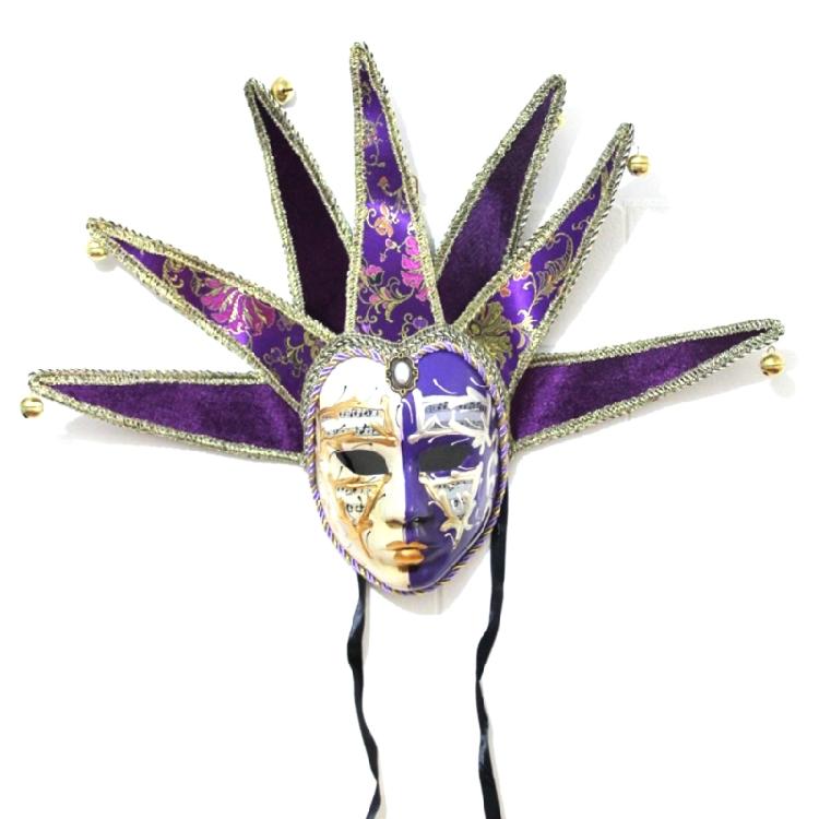 Masquerade Mask for Men Women Venetians Jester Mask Halloween Cosplay Party Costume Cosplay Mask for Wall Decorations