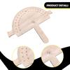 Wooden Angle Ruler Gauge for Office Drawing Measurement Architectural