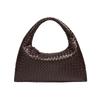 Versatile Large-capacity Retro Handbag for Commuting, A Casual Single-shoulder Underarm Bag with A Fashionable Hand-woven Bag