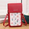 Borsa a tracolla da donna con touchscreen - Piccola borsa a spalla alla moda per telefono e chiavi