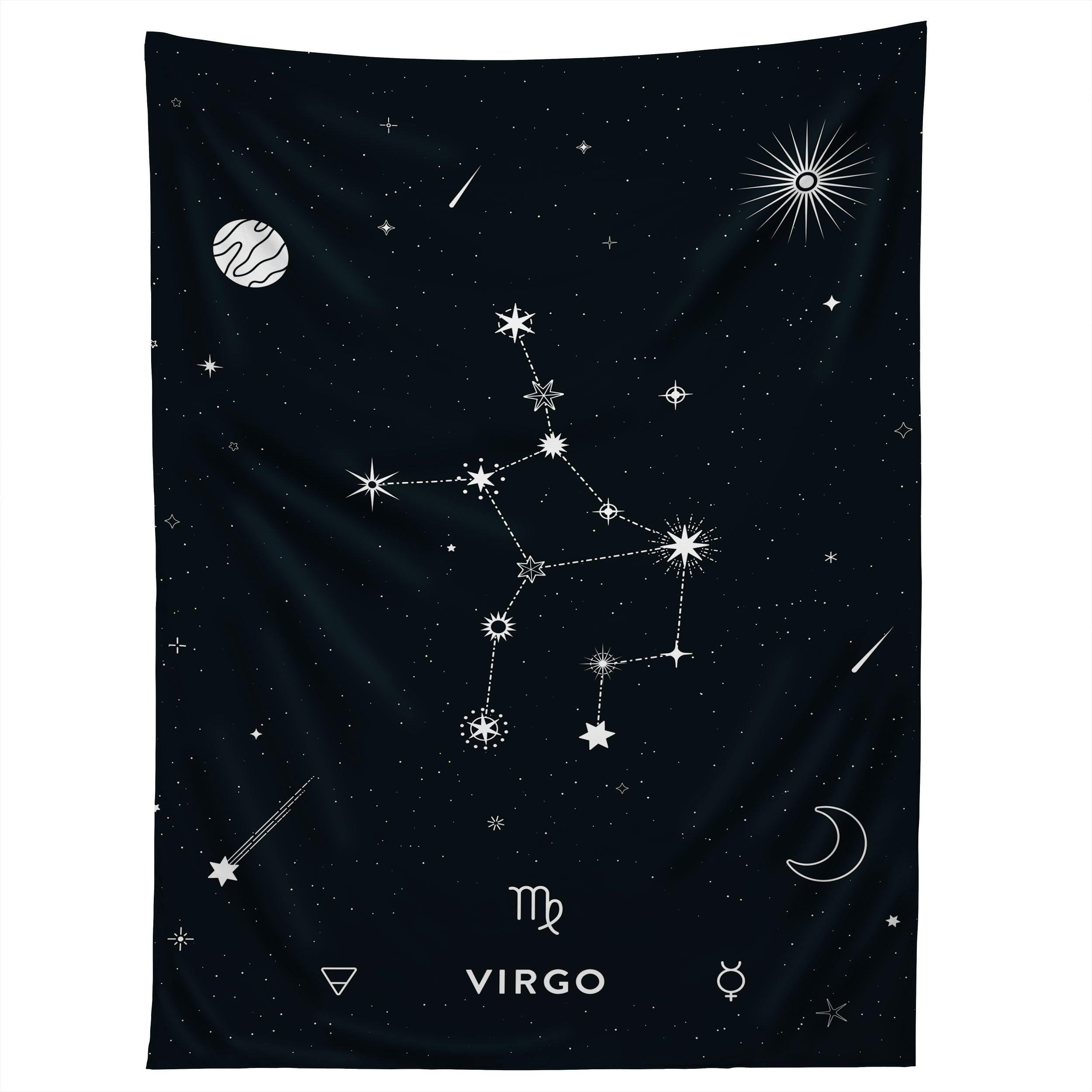 VIRGO STAR CONSTELLATION tapestry 75x100