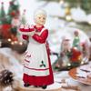 Claus Holding Cupcakes Ornament