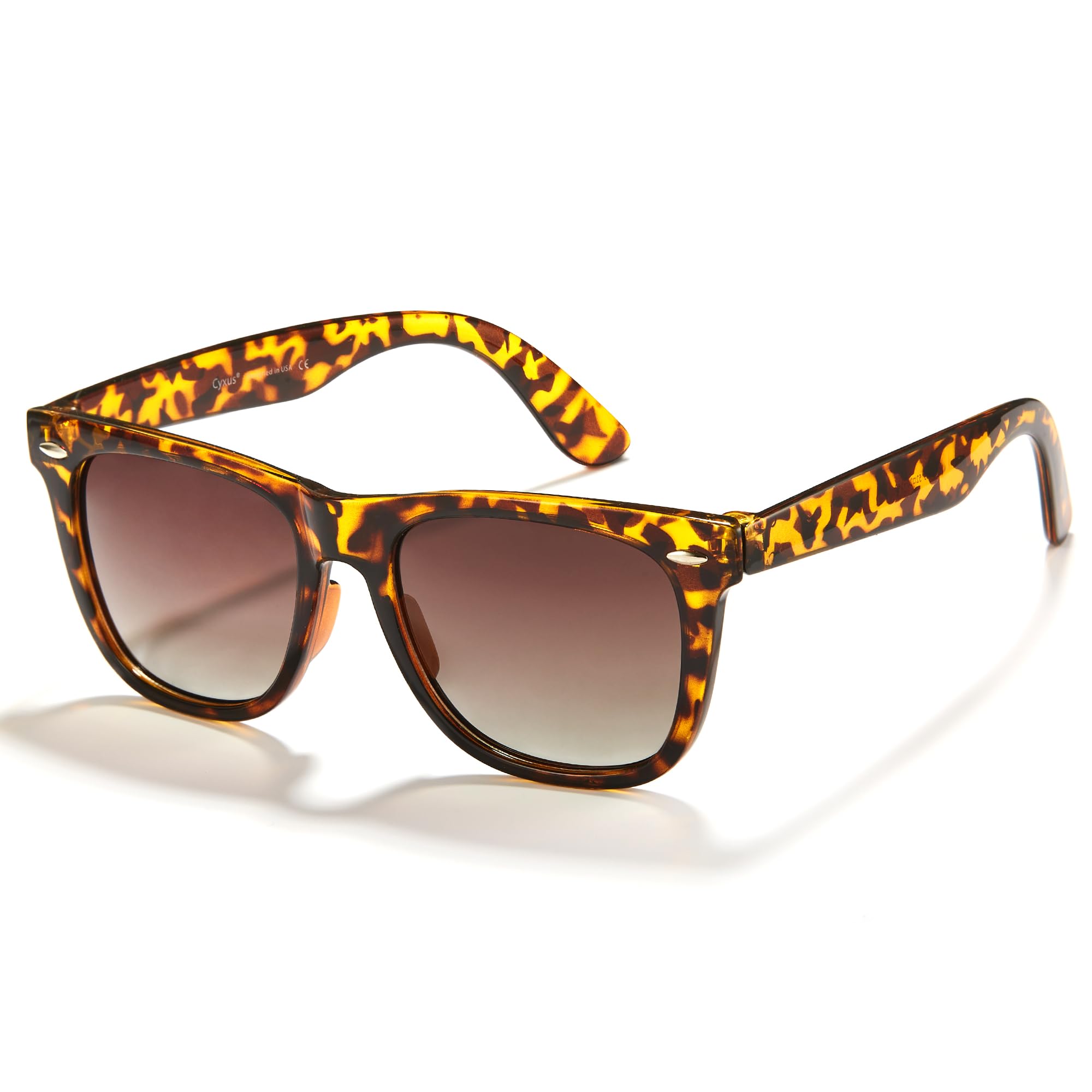 

[Cyxus] Солнцезащитные очки Cyxus для мужчин и женщин, стиль Веллингтон, поляризованные линзы, защита от УФ-излучения, сверхлегкие, подходят для езды на велосипеде, вождения,