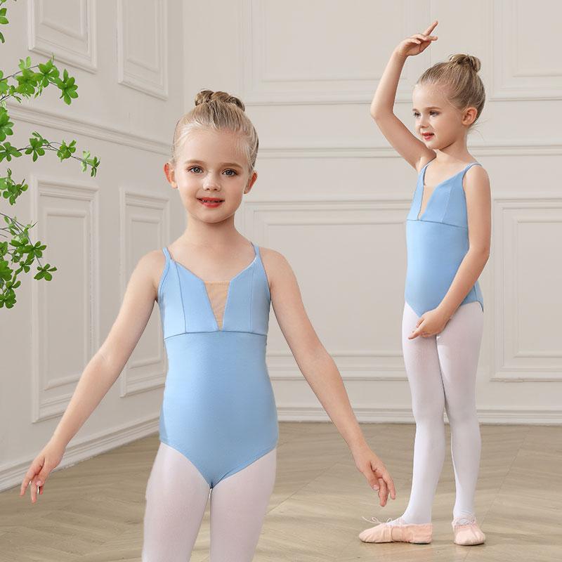 Children Dance Leotards Girls Ballet Leotard Gymnastic Bodysuit Performance Ballerina Ballet Dance Leotard