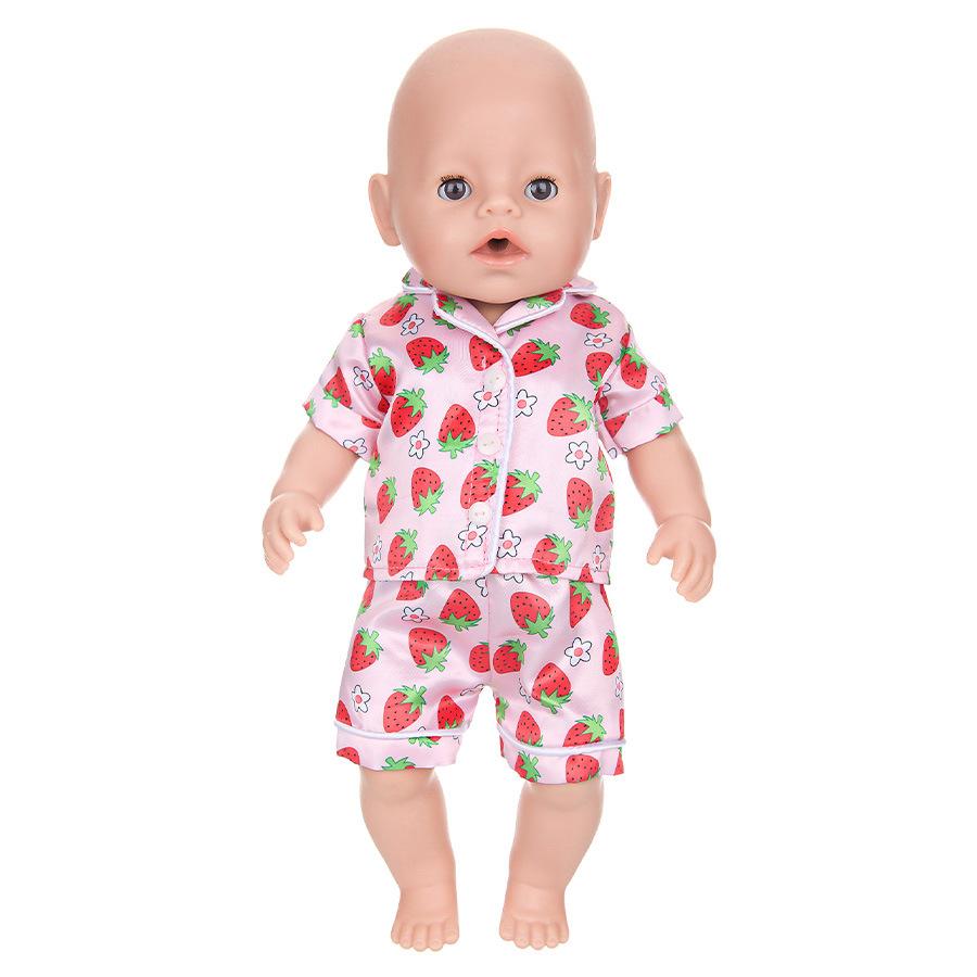 18-Inch American Girl Doll Pajamas 43CM Shaff Doll Cute Fruit Children's Pajamas