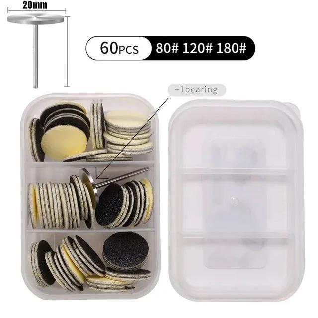 

15/20/25 мм сменная шлифовальная бумага для удаления кутикулы и мозолей на ногах с дисковыми подушечками для педикюра, набор для чистки омертвевшей кожи, пилки для ног 20mm