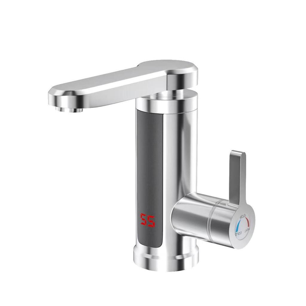Instant Heat Silver Dual-Use Electric Faucet for Hot & Cold Water