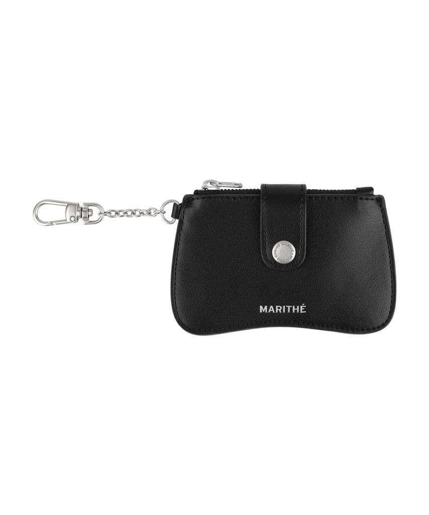 Marith + Franois Girbaud Regular Logo Peanut Keyring Wallet Black