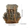 Canvas Backpack Casual Daypack Outdoor Portable Men Women Hiking Travel Rucksack Knapsack for