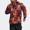 Adidas CNY Allover Print Hoodie Shadow Red Men Streetwear HI3286