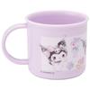 Skater Lunch Box Plastic for Dishwasher Made In Kuromi Sanrio Cup, 200ml, Kids, Antibacterial, Safe, Japan, & Design, KE4AAG-A