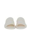 Salvatore Ferragamo Giuneva Logo Embossed Slides White