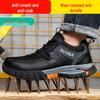 Blue Shield Men's 10KV Insulated Anti-Smash Puncture-Proof Safety Work Shoes