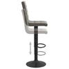 Bar Stool Dark Gray Velvet