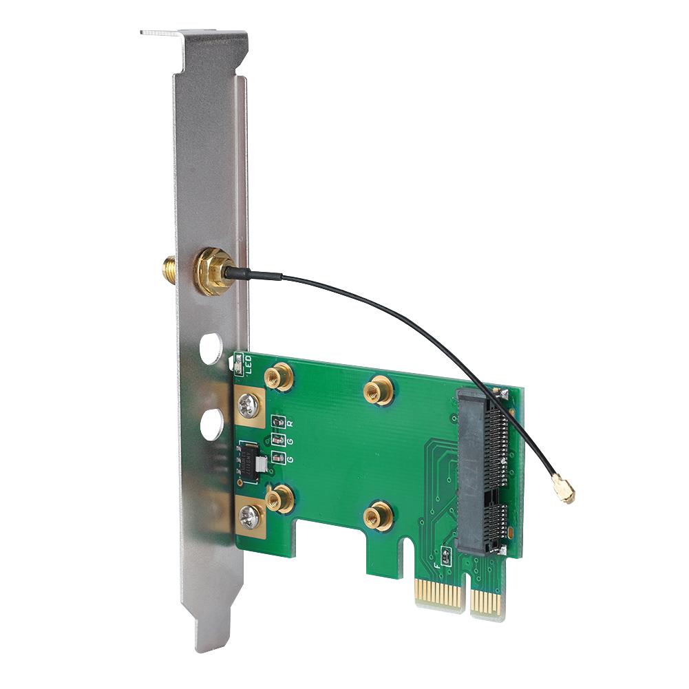 Mini PCI E To PCI E Riser Card Expand External Adapter Network Card