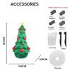 7.9FT Inflatable Toy Christmas Tree Xmas Yard Lawn Garden Party Decoration LED Lit Xmas Home Supplies Ornament Festive Gift