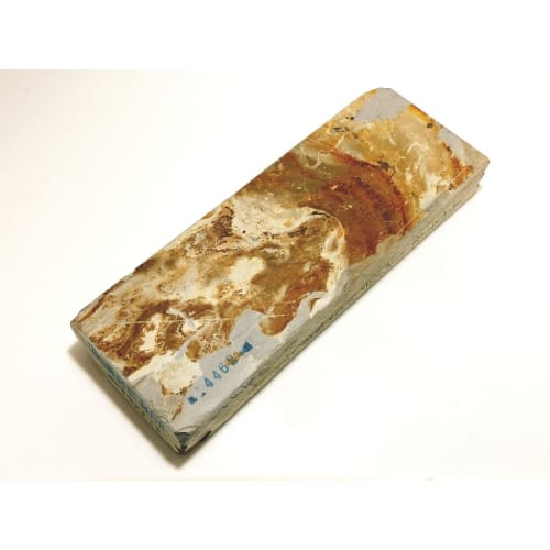 Natural whetstone, Masamotoyama, Yamashiro brand, Ukyo-ku Umegahata, white whetstone, pale yellow, mid-Meiji period, 30-cut, #62, 1,325g