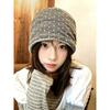 Women S Korean Style Star Pattern Slouch Beanie Vintage Versatile Cold Hat