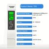4In1 Backlight Water Quality Detection Pen Household Drinking Water Purity Ec Meter High Accuracy Tds Meter 0-9990Ppm Digital